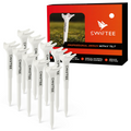 SWIFTEE 5° Golf Tees 80mm – Premium Low Resistance Golf Tees 10 Pack for Increased Distance & Stability