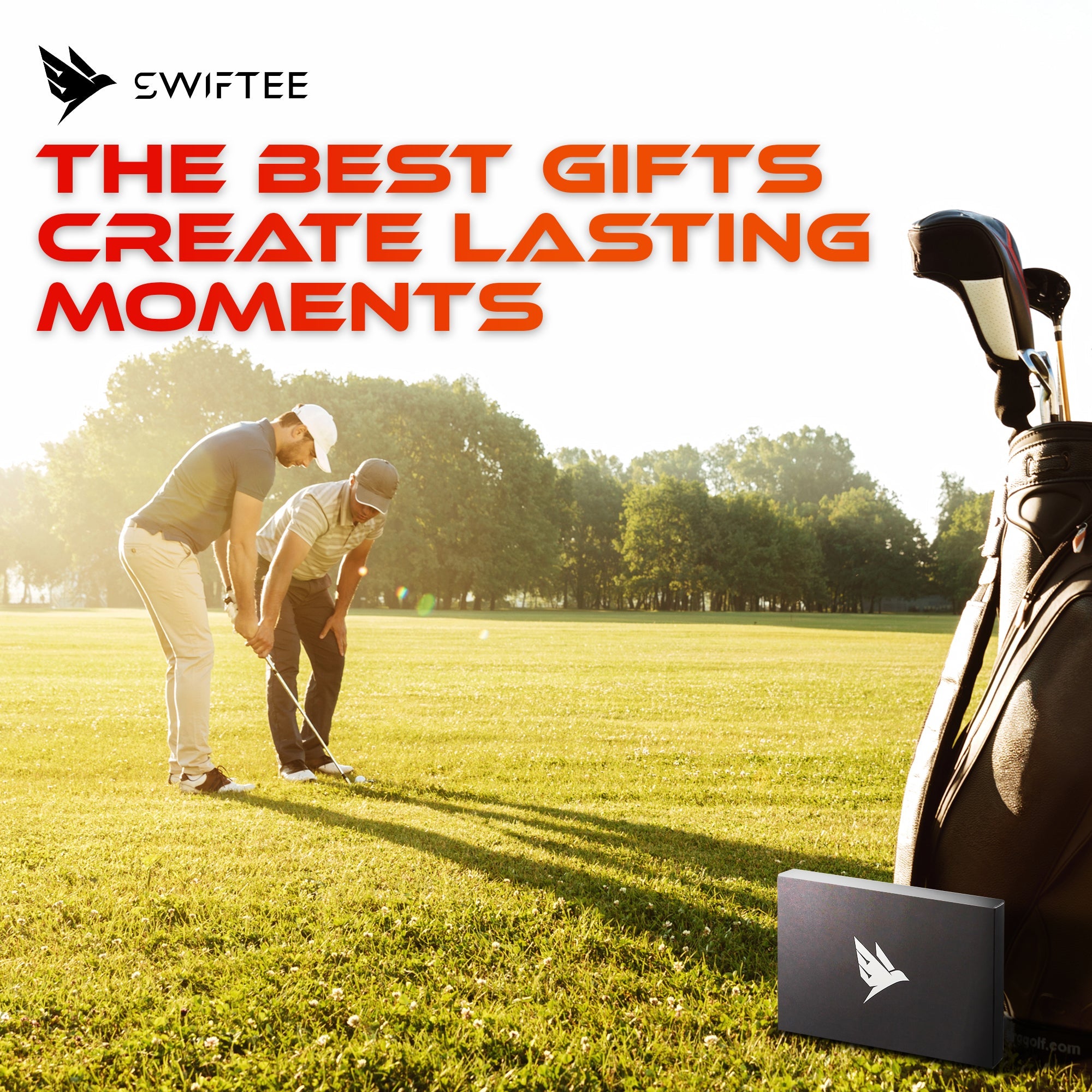 SWIFTEE Premium Golf Gift Set – 7-in-1 Multi Tool, Tees, Ball Marker & Towel