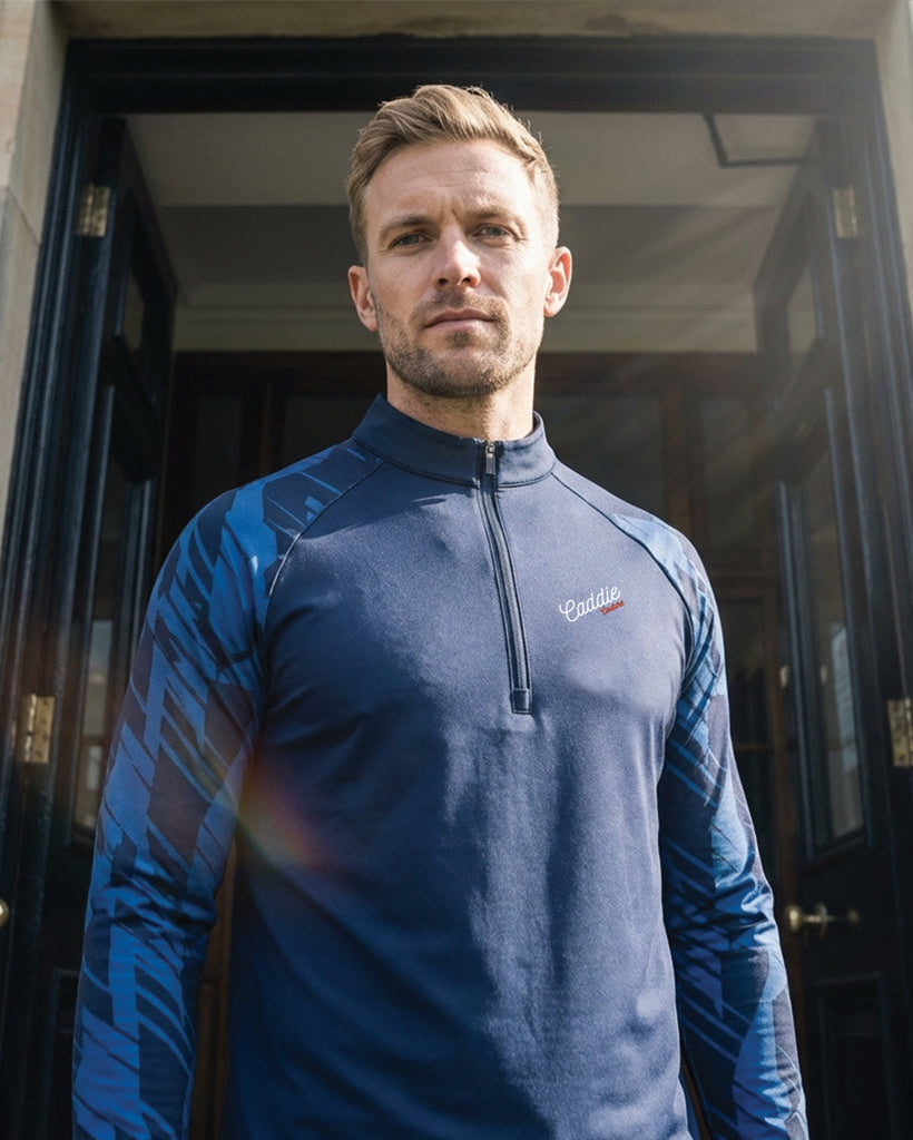 Midnight Geo Men's Performance Quarter Zip