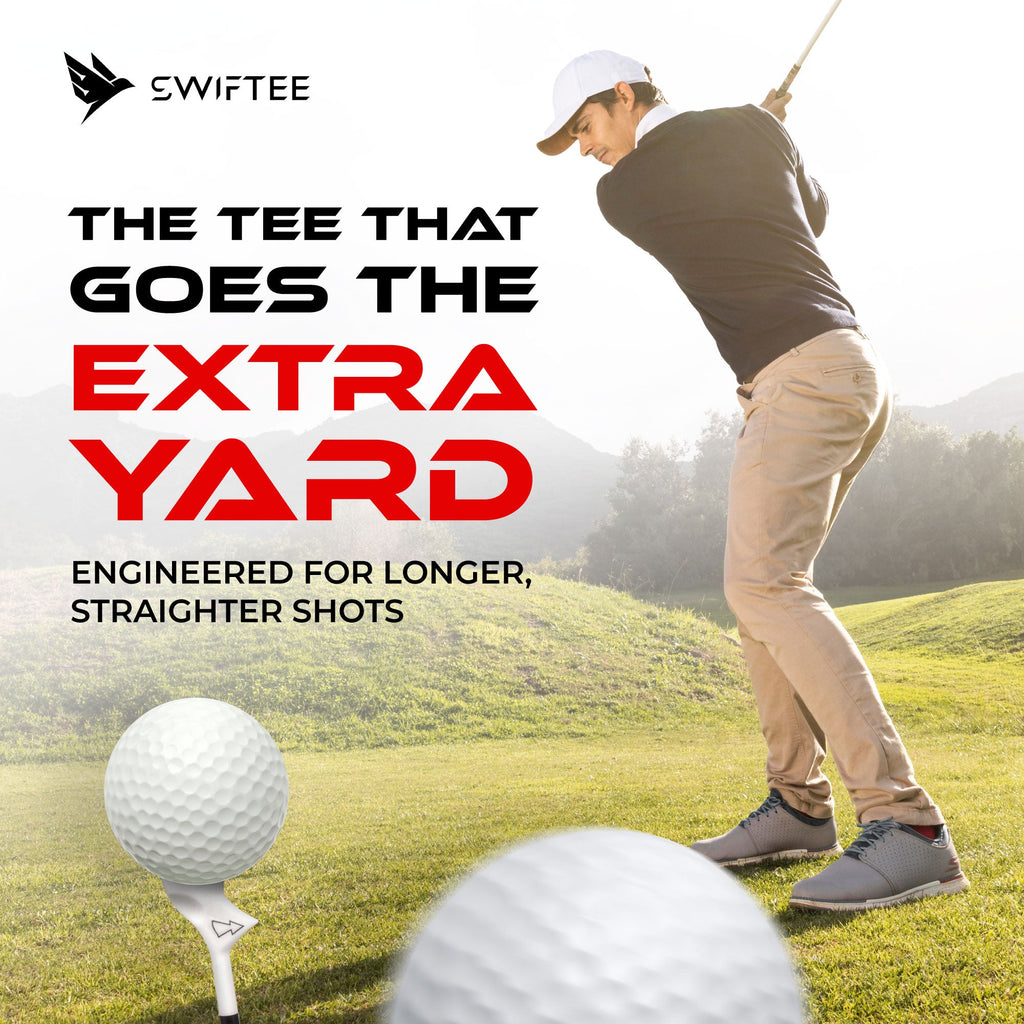 SWIFTEE 10° Premium Golf Tees 83mm – Green 10 Pack Performance Tees