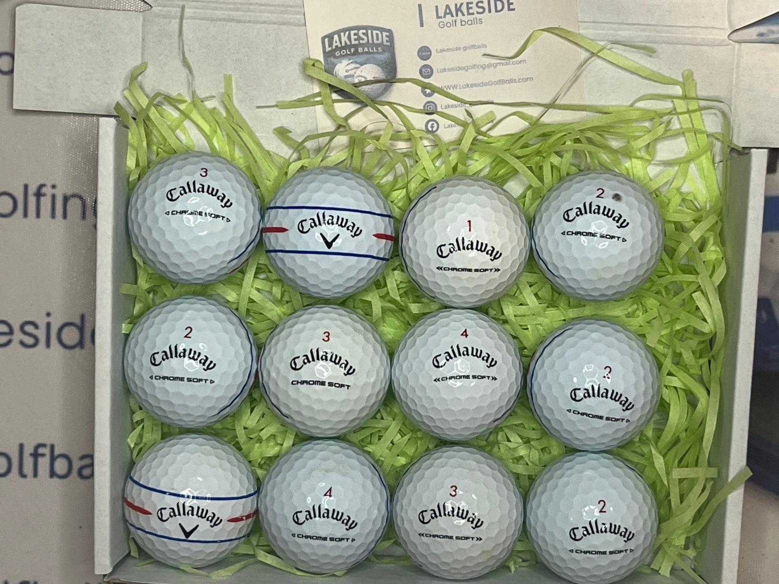 12 Callaway Chrome Soft Mix Triple Track
