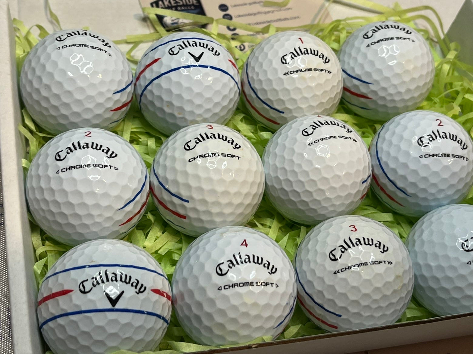12 Callaway Chrome Soft Mix Triple Track