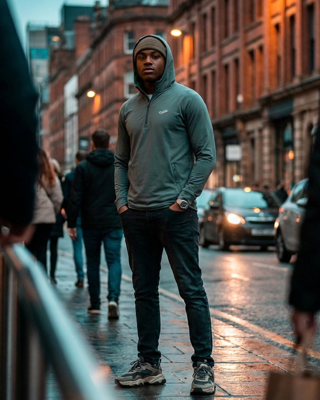 Fairway Camo Mens Performance Hoodie