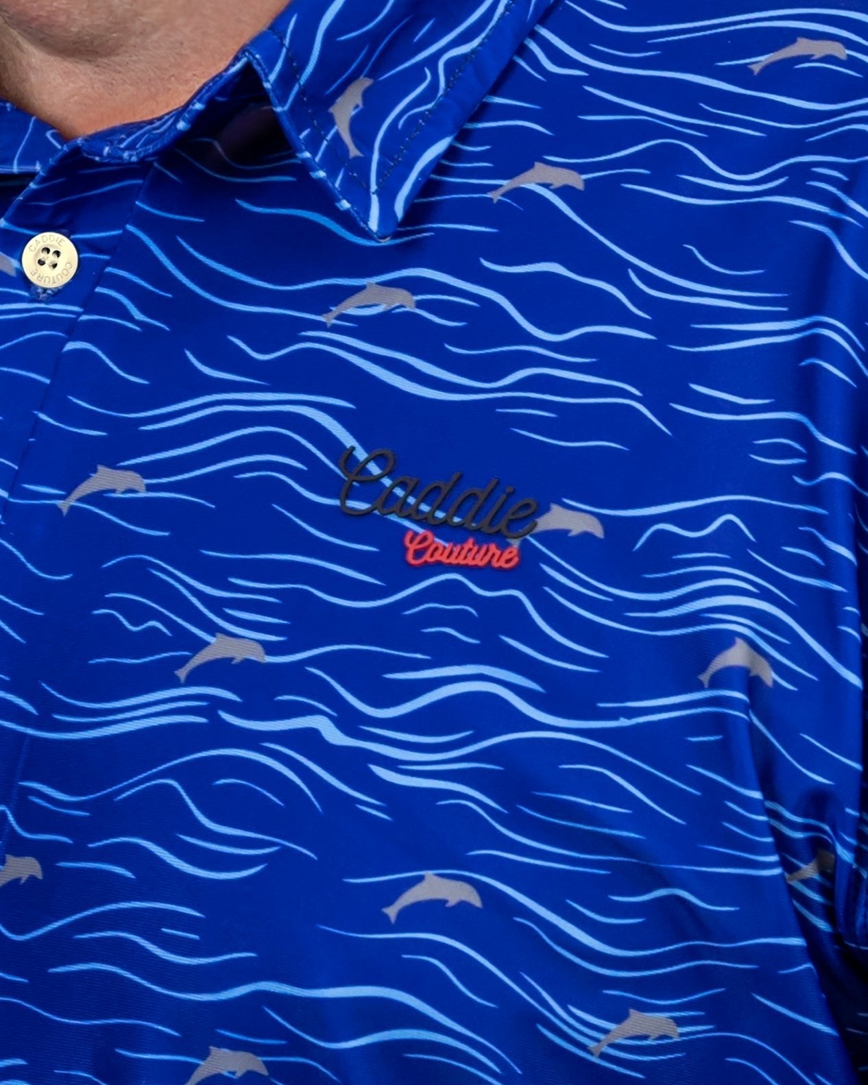 Blue Waves Performance Golf Polo
