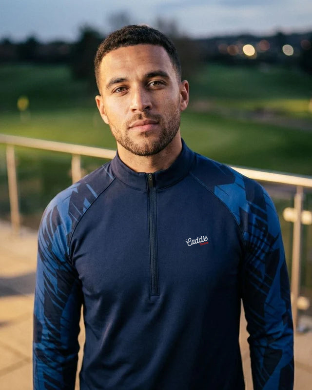 Midnight Geo Men's Performance Quarter Zip