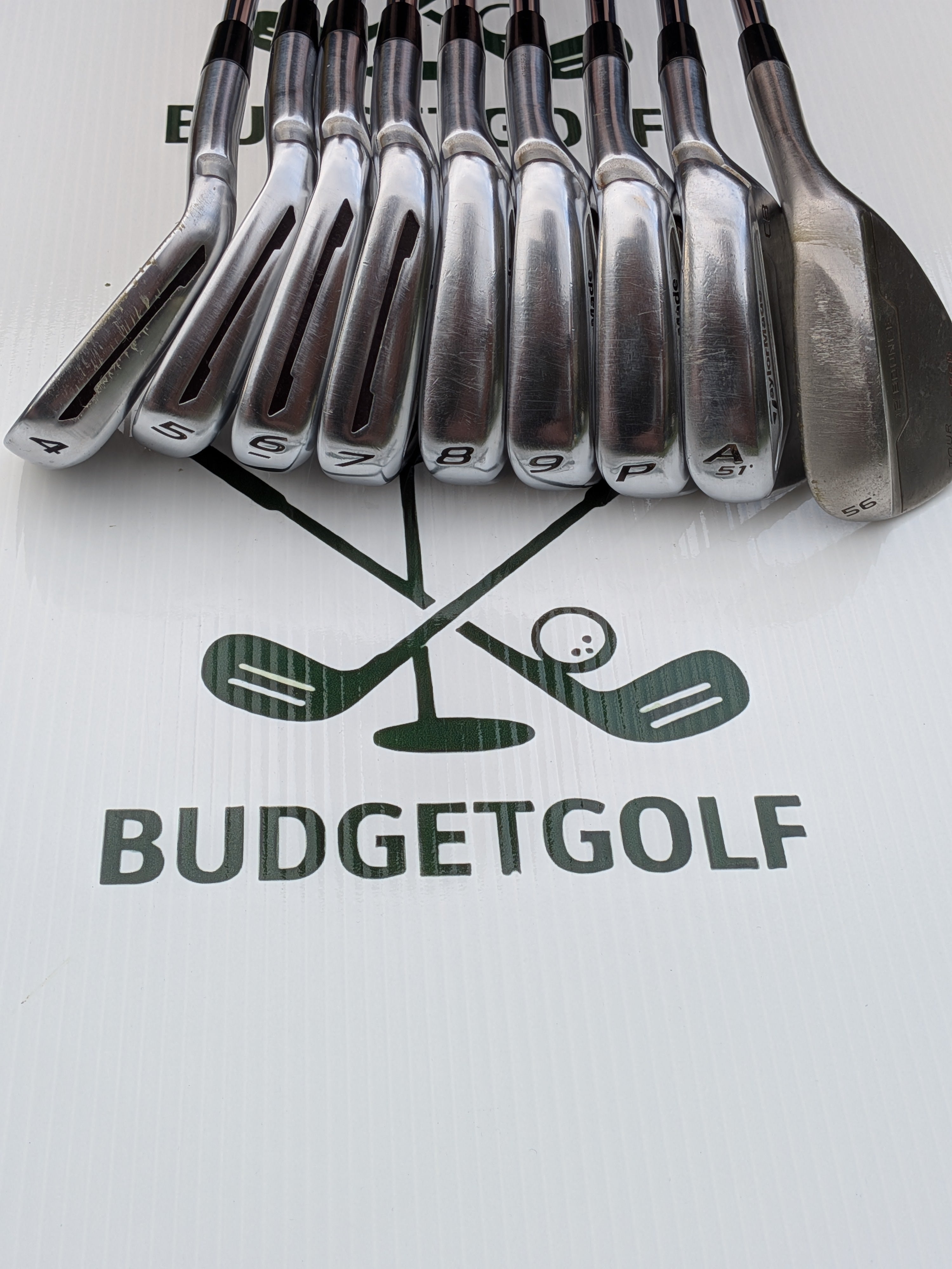 TaylorMade Tour preferred CB 4-pw AW 56°